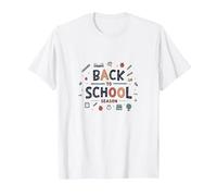 Back to School Season: Fun Learning Adventures Ahead T-Shirt, Men, White, XXL