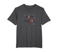 Back to School Season: Fun Learning Adventures Ahead T-Shirt, Men's Big and Tall, Dark Heather Grey, 5X Tall