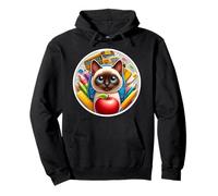 Back To School Siamese Cat Boys Girls Student Kids Owner New Pullover Hoodie