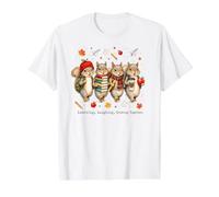 Back to School Squirrel Squad Autumn Fall Classroom Design Value Graphic T-Shirt, Men, White, S