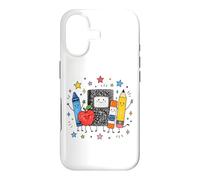Back To School Supplies Teacher Classroom Pencil Apple Art Case for iPhone 17