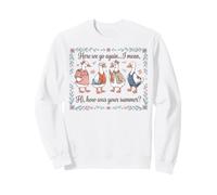 Back To School Teacher Silly Goose How Was Your Summer Sweatshirt