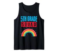 Back to School Teacher Student School 5th Grade Squad Tank Top