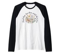 Back to School Teacher Teach Them Love Them Watch Them Grow Raglan Baseball Tee