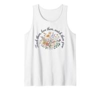 Back to School Teacher Teach Them Love Them Watch Them Grow Tank Top