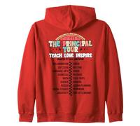 Back to School The Principal Tour Funny Assistant First Day Zip Hoodie