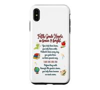 Back to School to Teach Fifth Grade Case for iPhone XS Max
