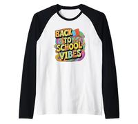 Back to School Vibes Teacher Problem Now Summer is Over Raglan Baseball Tee