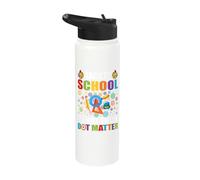 Back to School Where Every Dot Matter Stainless Steel Insulated Water Bottle