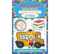 Back to School Word Search & Activity Book: Back to School Word Searches, Mazes, Word Scramble, and Dot Graphs with Easy to Read Print | 6x9 inches, ... Gift for Vacations, Holidays, and Free time