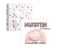 Back to Schools Natural Stone Craft Kits for Kids Creative Art Project with Meaningful Card for Children Gifting Supply Children Handmade Stone Craft Kits