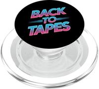 Back To Tapes Retro 80s Cassette Mixtape Nostalgia PopSockets PopGrip for MagSafe
