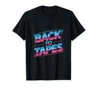 Back to Tapes Retro 80s Cassette Mixtape Nostalgia T-Shirt