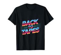 Back to Tapes Retro Cassette Mixtape 80s 90s Aesthetic T-Shirt