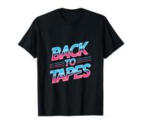 Back to Tapes Retro Cassette Mixtape 80s Nostalgia T-Shirt