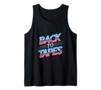 Back to Tapes Retro Cassette Mixtape 80s Nostalgia Tank Top