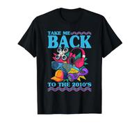 Back to the 2010s Vintage Twenty-tens Retro 2010 Value Graphic T-Shirt, Men, Black, S