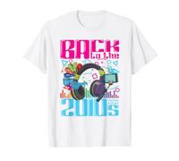 Back to the 2010s Vintage Twenty-tens Retro 2010 Value Graphic T-Shirt, Men, White, L