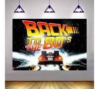 Back To The 80's Car Race Backdrop Background Music House Festival Outdoor Live Decoration Retrowave Banner Party Photography 300cmx200cm
