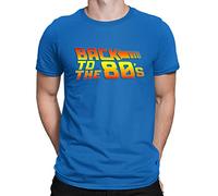 Back to The 80's Funny Retro Eighties Party Mens T-Shirt Royal Blue (M)