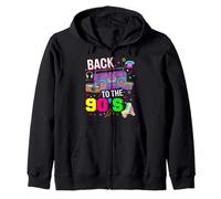 Back to The 90's Cassette Retro Old-School Music Throwback Zip Hoodie
