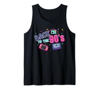 Back to The 90s Cassette Tape Old-School Music Mixtape Vibes Tank Top