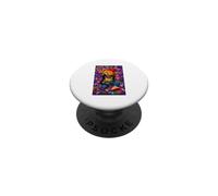 Back to the 90s Teddy Bear Retro Nostalgia PopSockets Adhesive PopGrip