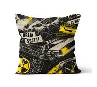 Back To The Future 1.21 Gigawatts Square Cushion - 40x40cm - Soft Touch