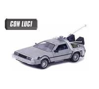 Back to the Future 1 Delorean Time Machine with Lights 1:24 Model JADA TOYS