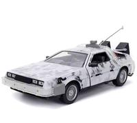 Back To The Future 1 Frost Delorean 1:24 Die-Cast Model JADA TOYS