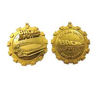 Back to the Future 24k Gold Plated Stopwatch Limited Edition Medallion - Zavvi Exclusive