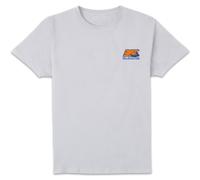 Back To The Future 35 Hill Valley Front Men's T-Shirt - White | Size: 5XL Back To The Future White 5XL