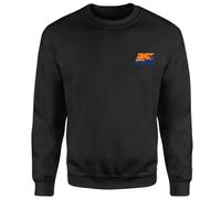 Back To The Future 35 Hill Valley Front Sweatshirt - Black | Size: Medium Back To The Future Black M