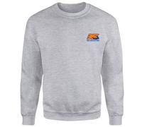 Back To The Future 35 Hill Valley Front Sweatshirt - Grey | Size: 2XL Back To The Future Grey 2XL