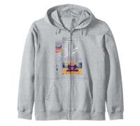 Back To The Future 35th Anniversary 88mph Poster Zip Hoodie