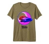 Back to The Future 35th Anniversary Delorean Portal Premium T-Shirt
