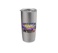 Back to The Future 40th Anniversary Time Machine POV Stainless Steel Insulated Tumbler