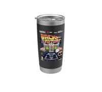 Back to The Future 40th Anniversary Video Game Style Stainless Steel Insulated Tumbler