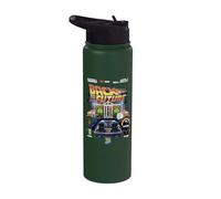 Back to The Future 40th Anniversary Video Game Style Stainless Steel Insulated Water Bottle