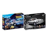 Back to the Future 70317 DeLorean with light effects, For children age 6 + & 70578 JAMES BOND ASTON MARTIN DB5 - GOLDFINGER EDITION, For James Bond