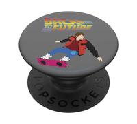 Back To The Future 8-Bit Marty on Hoverboard PopSockets Adhesive PopGrip