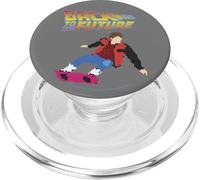 Back To The Future 8-Bit Marty on Hoverboard PopSockets PopGrip for MagSafe