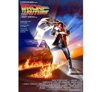 Back to the Future 80's Classic Vintage Movie Poster Art Glossy Poster (A2 420 x 594mm)