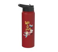 Back to the Future Anime Style Stainless Steel Insulated Water Bottle