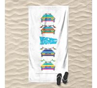 Back To The Future Car Print Beach Towel