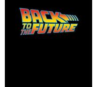 Back To The Future Classic Logo Sweatshirt - Black - XL