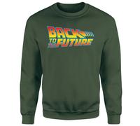Back To The Future Classic Logo Sweatshirt - Green | Size: Small Back To The Future Green S
