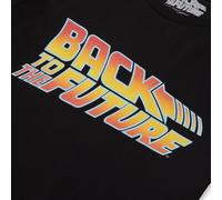 Back To The Future Classic Logo T-Shirt - Black - 5XL