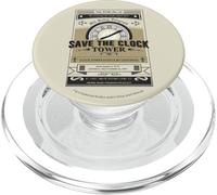 Back to the Future Clock Tower Poster PopSockets PopGrip for MagSafe