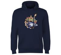 Back To The Future Clockwork Hoodie - Navy | Size: Small Back To The Future Navy S